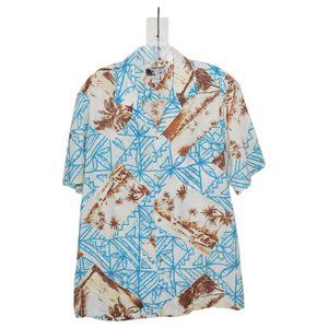 Vintage Kona Coast Hawaiian Shirt Made in early 1990s